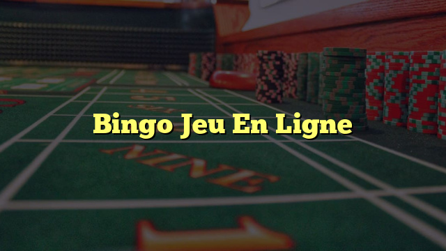 Bingo Jeu En Ligne