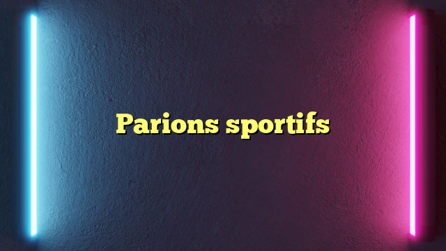 Parions sportifs